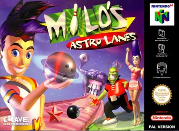 Milo's Astro Lanes (Europe) box cover front